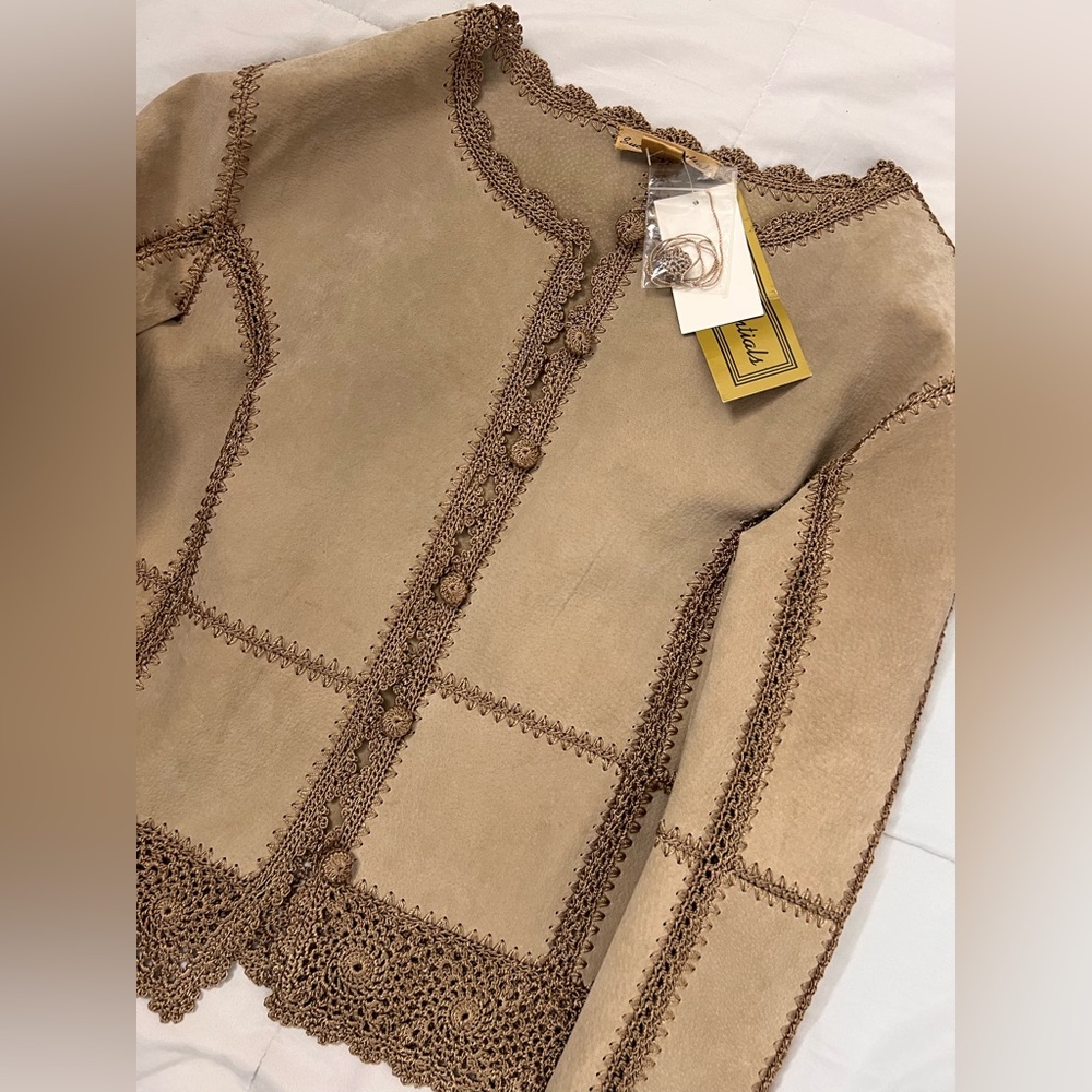 Leather NWT vintage jacket